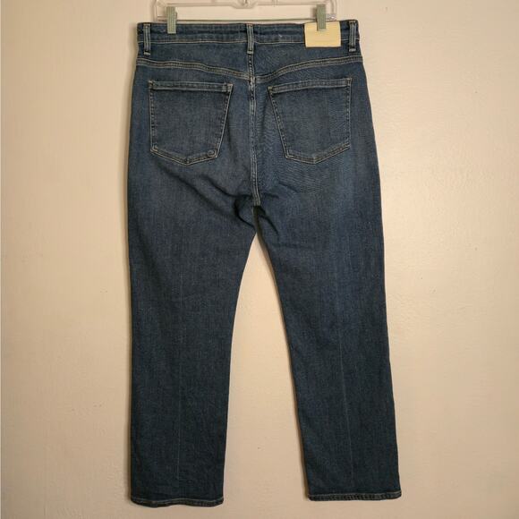 Citizens Of Humanity Zurie Ankle Straight Jeans Abalone Blue Size 31 Classic - Picture 3 of 8